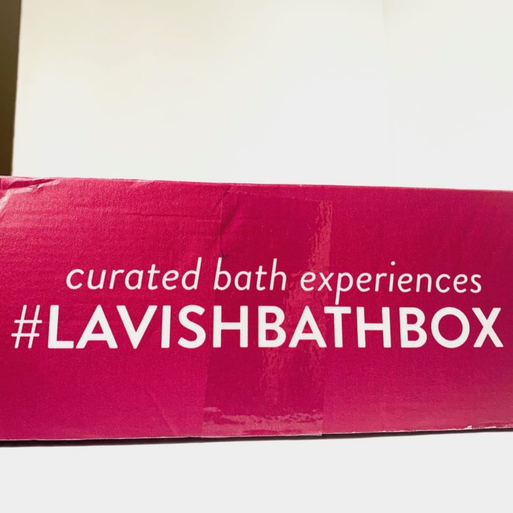 Lavish Bath Box March 2019 - Box CLoser
