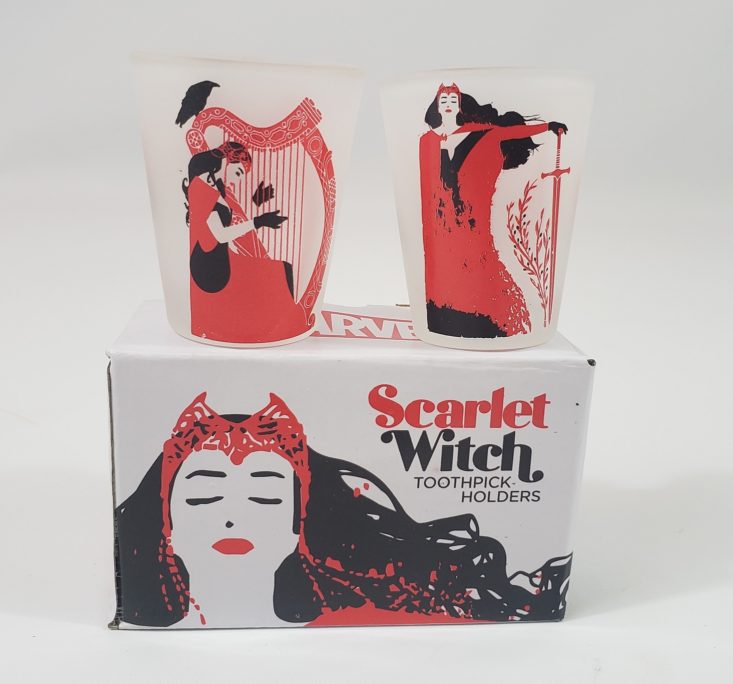 Loot Remix April 2019 - Scarlet Witch Toothpick Holders Box With 2 Glass Front