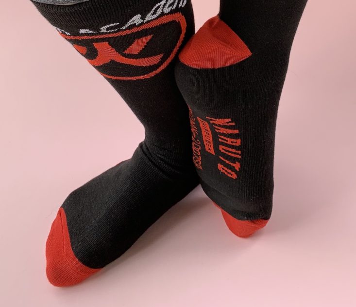 Loot Socks “Transformation” Review February 2019 - Pair 2f Top