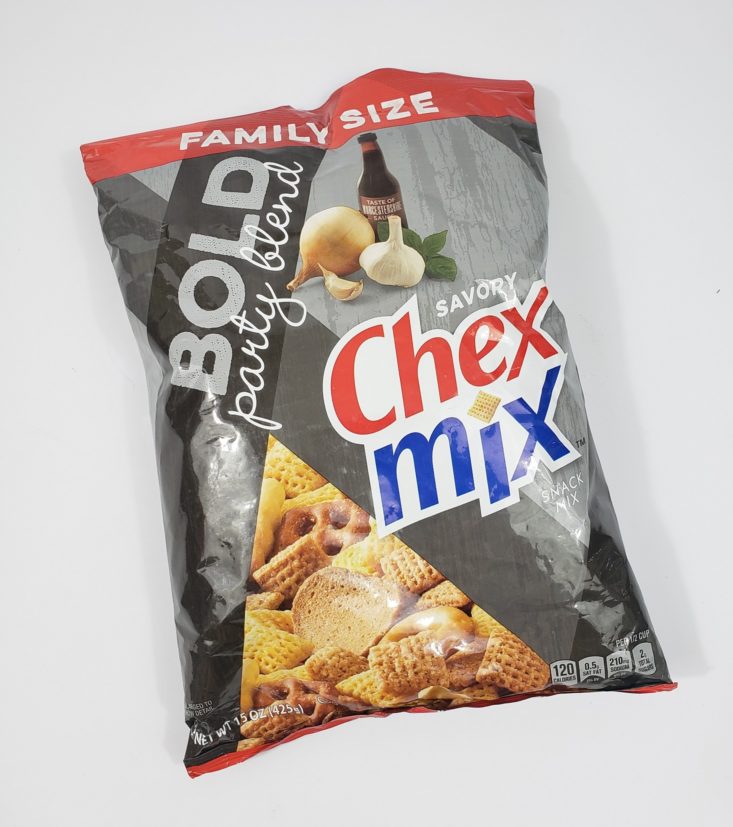 Monthly Box Of Food And Snack Review April 2019 - Chex Mix Bold Flavor Front