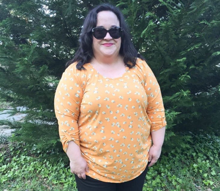 Nadine West Subscription Box Review April 2019 - Cheyenne Top On Front