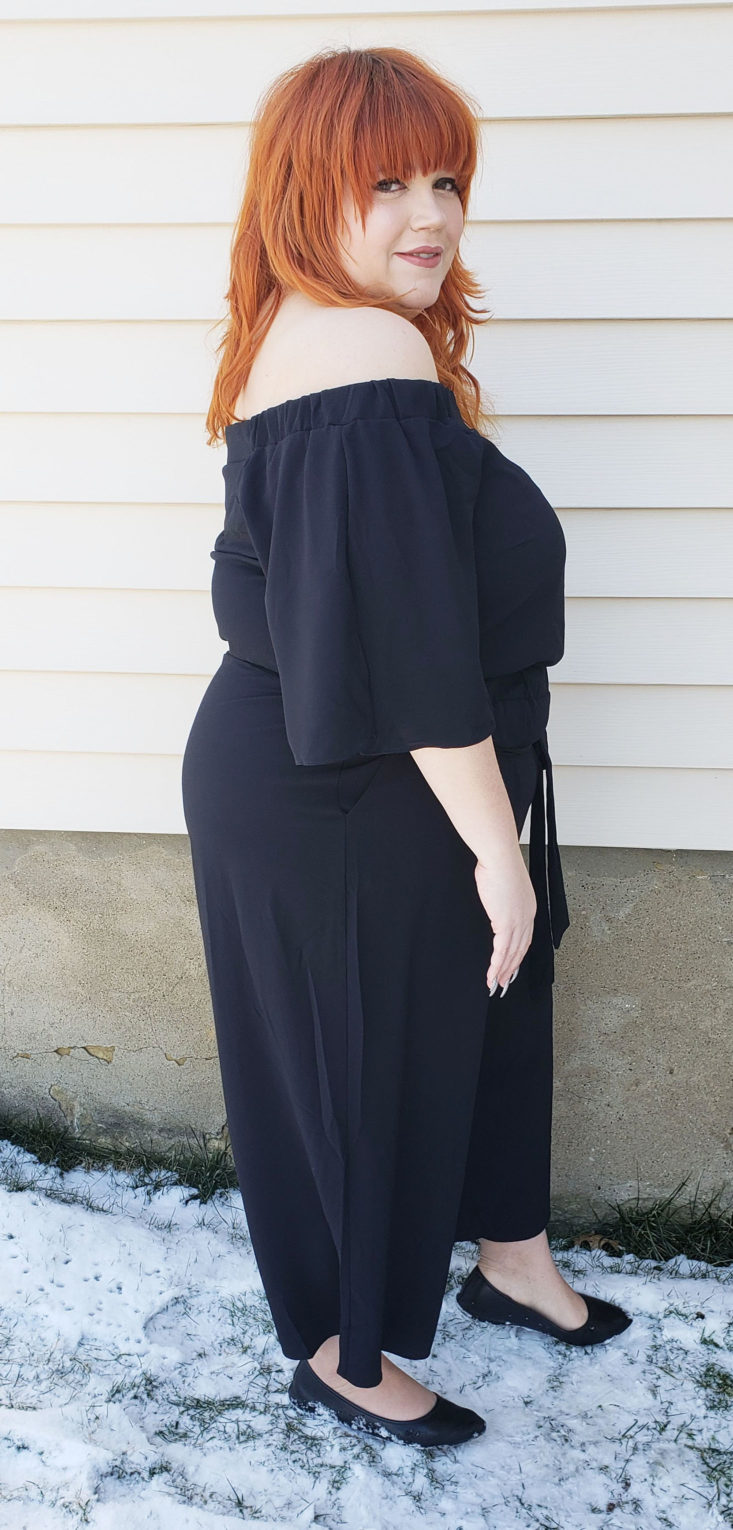 Nordstrom Trunk Box February 2019 - Off the Shoulder Jumpsuit by City Chic 3