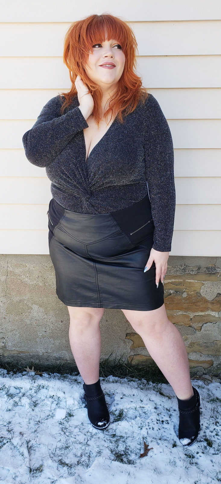 Nordstrom Trunk Box February 2019 - Sparkle Bodysuit by Leith Size 3x 1