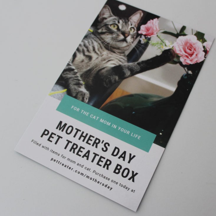Pet Treater Cat April 2019 - Booklet Back Top