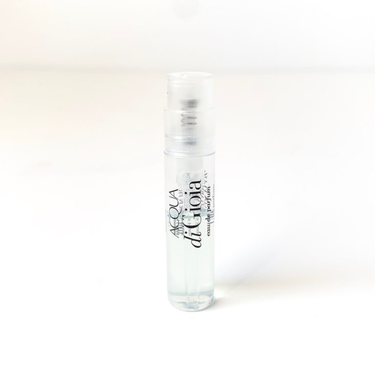 Sephora Favorites Perfume Travel Sampler April 2019 - Giorgio Armani Acqua di Gioia Eau de Parfum Front