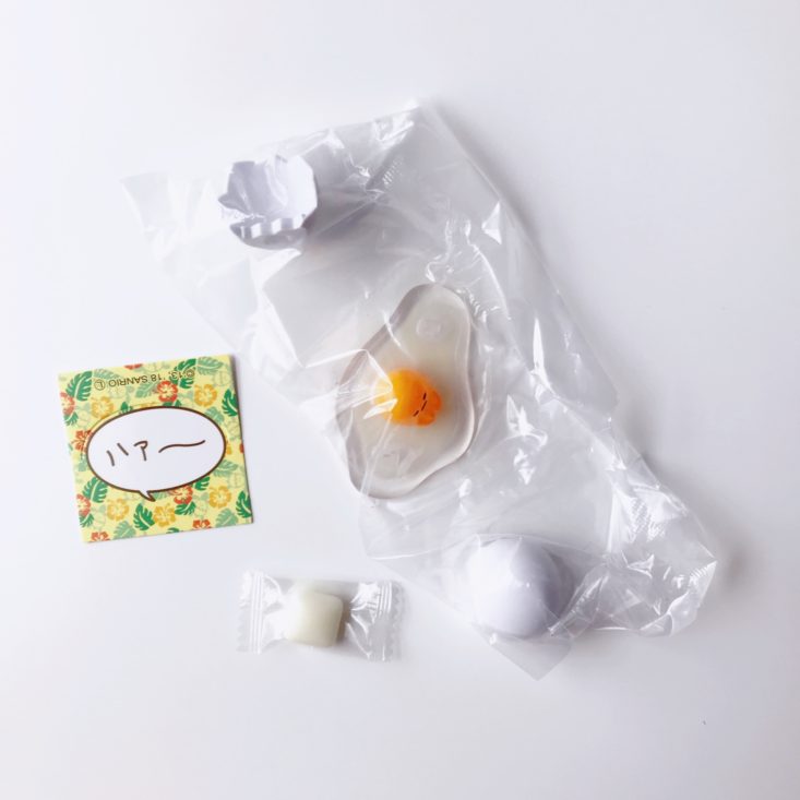 SoKawaii Easter Bunny Party Review April 2019 - Gudetama Blind Box Collectible Mascot In Plastc Bag Top