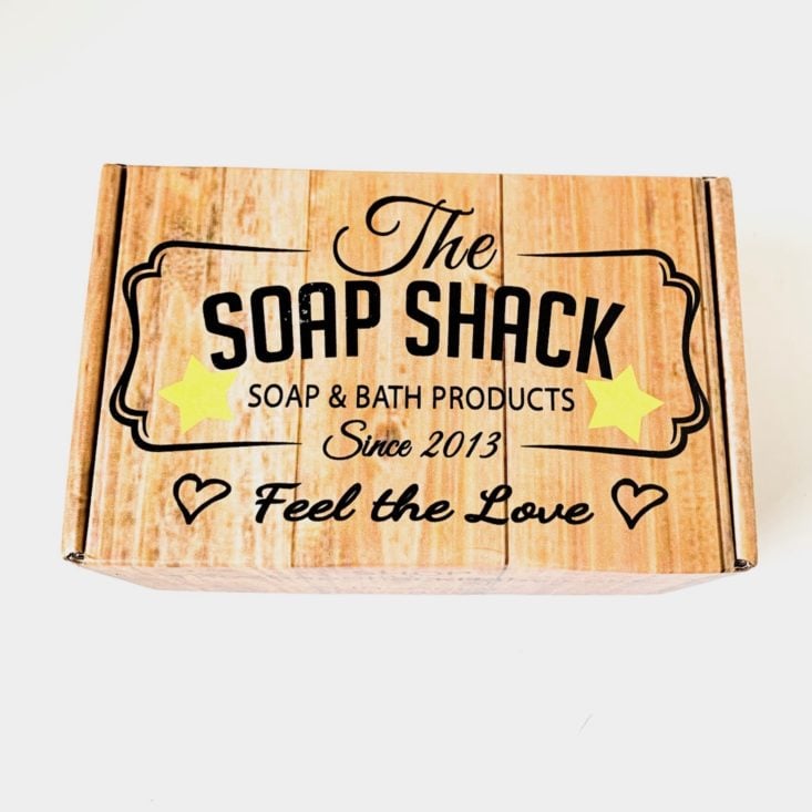 Soap Shack The Soap Club Review March 2019 - Box Closed Front Top