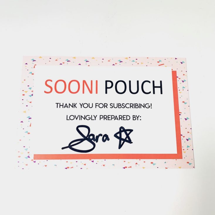 Sooni Pouch Review April 2019 - Pouch By Sara Top
