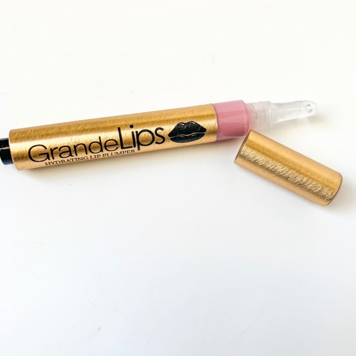 Spring Beauty Report April 2019 - GrandeLIPS Hydrating Lip Plumper in HibisKiss Front