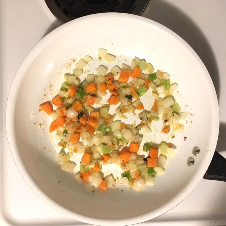 Sun Basket Subscription Box Review March 2019 - LAMB MEATBALL MIREPOIX