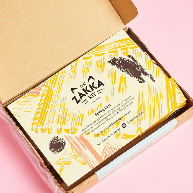 The Zakka Kit May 2019 review open