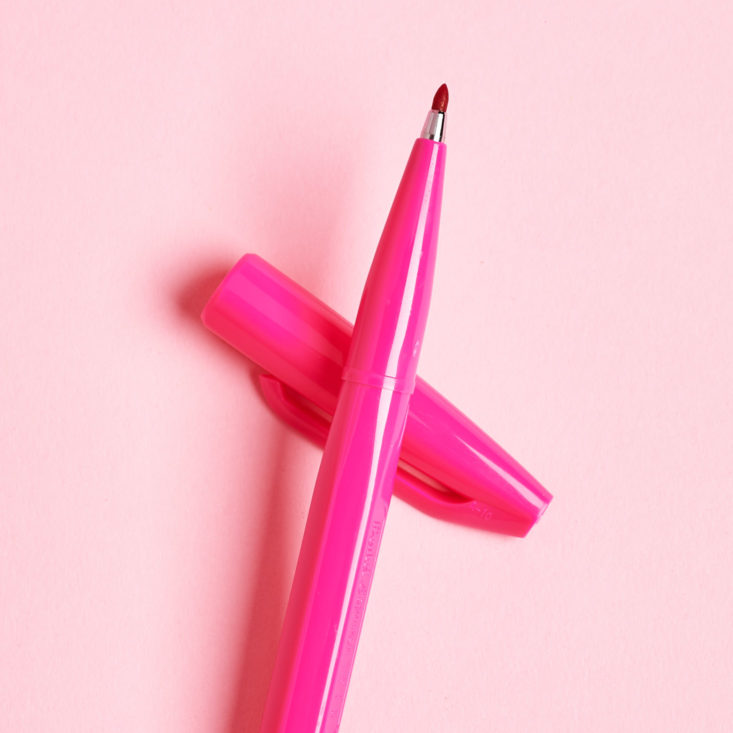 The Zakka Kit May 2019 review pink pen tip