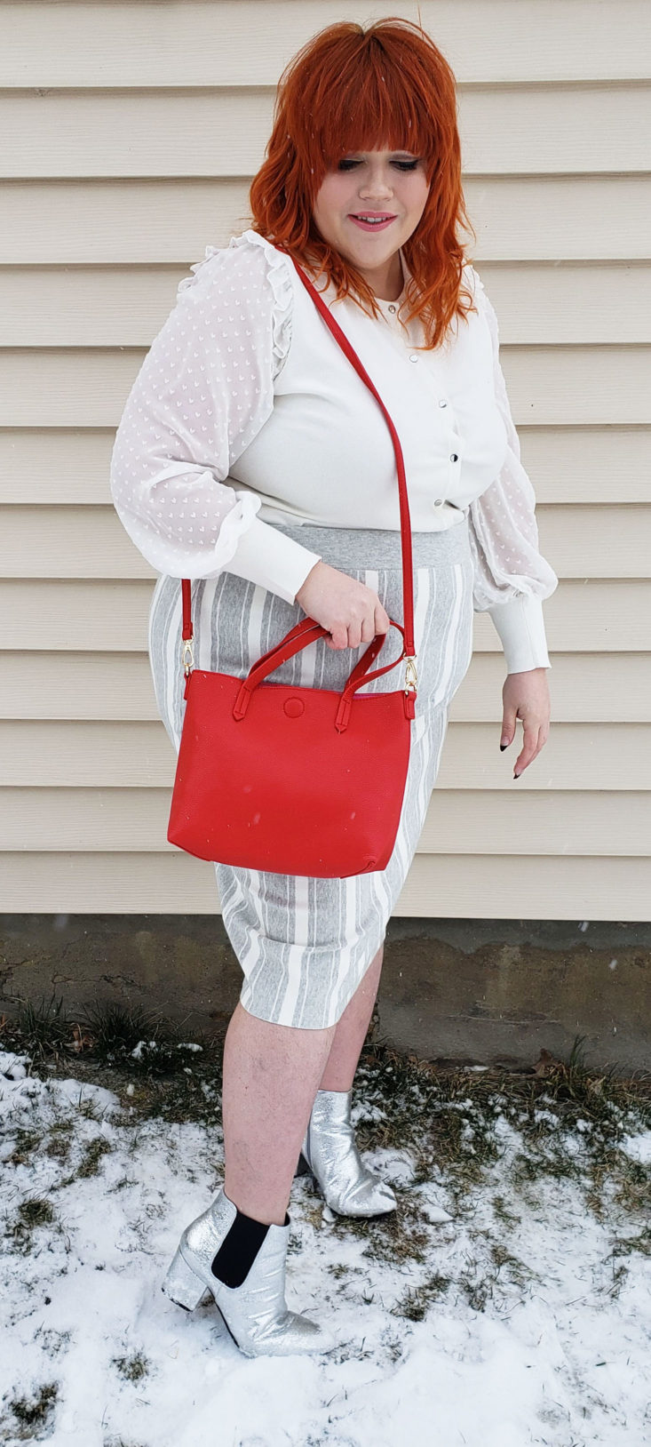 Trunk Club Plus Size Subscription Box Review March 2019 - Faux Leather Crossbody Bag by BP 3 Holding