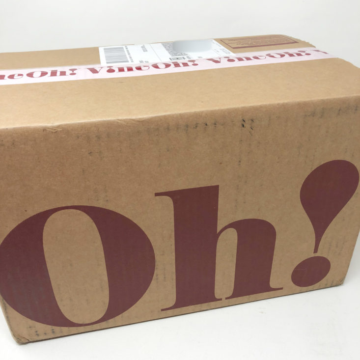 Vine Oh! “Oh! Happy Day” Box Review Spring 2019 - Box Closed Front