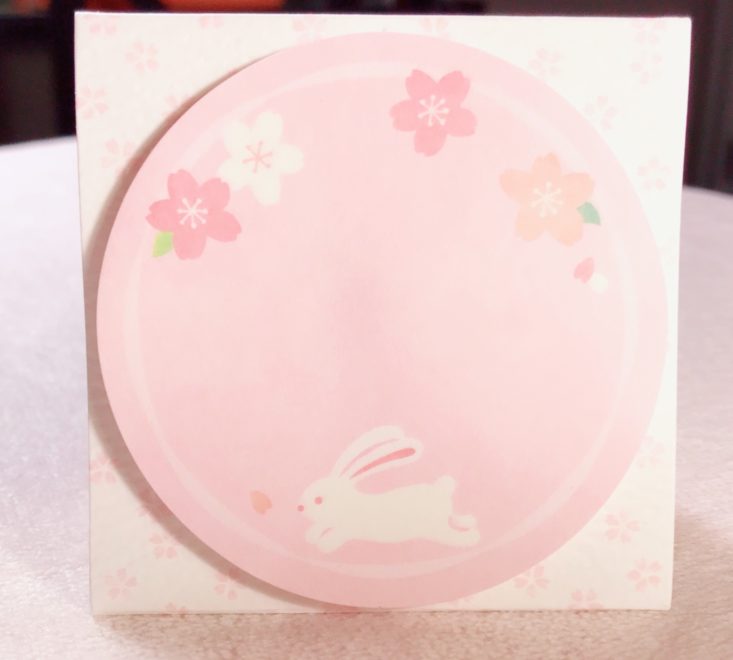ZenPop Stationery Sakura Pack April 2019 - Sakura Standing Sticky Notes Front