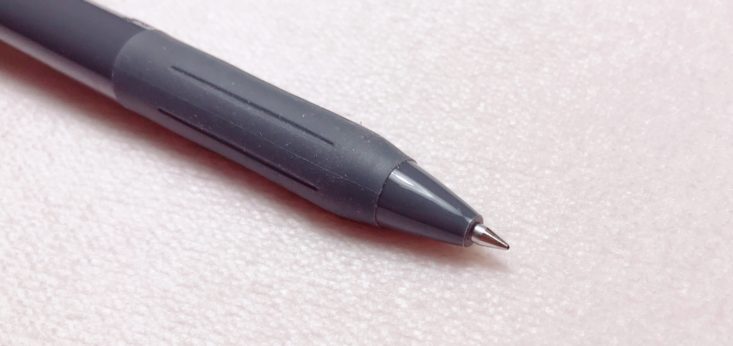 ZenPop Stationery Sakura Pack April 2019 - Zebra Sarasa Push Clip Gel Pen 0.5 In Vintage Edition Blue-Gray Tip Top