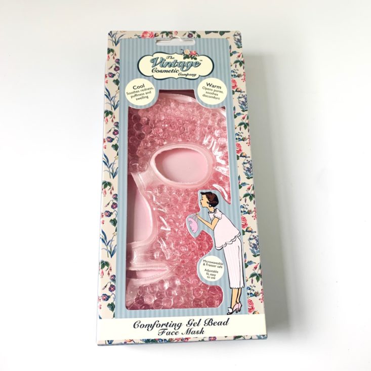 Bless Box April 2019 - The Vintage Cosmetics Company Comforting Gel Bead Face Mask 1