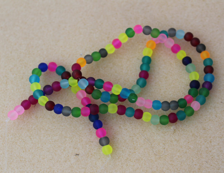 Blueberry Cove Beads May 2019 - Colored Rounds Top