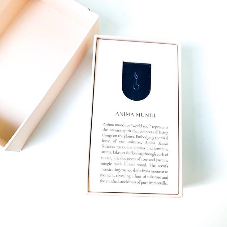 Boxwalla The Perfumer Box Review - Anima Mundi 3 Info Top