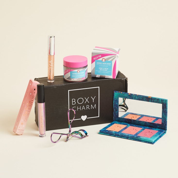 Boxy Charm May 2019 beauty subscription box review all contents