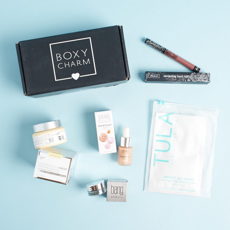 BoxyCharm New Subscriber Box April 2019 review all contents