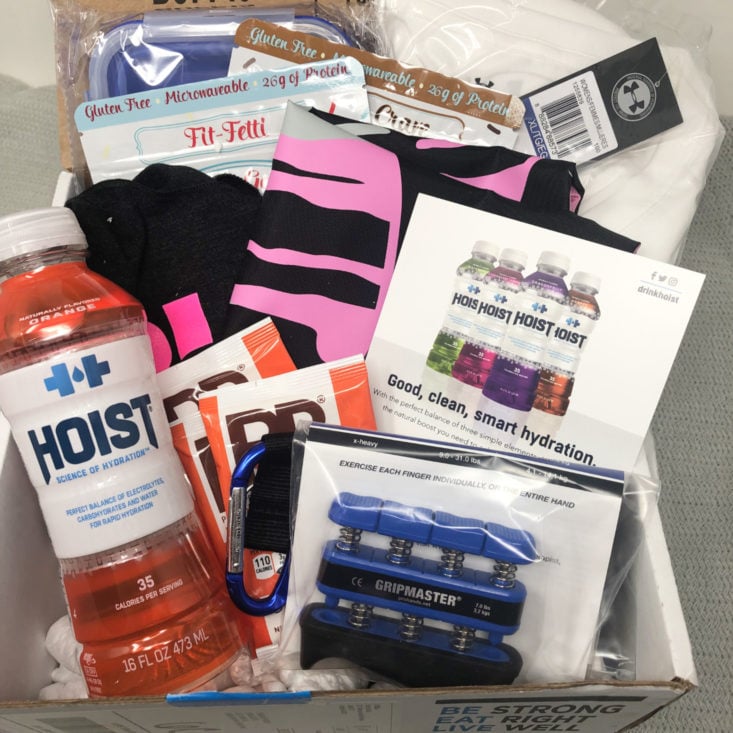 BuffBoxx Fitness Subscription Review April 2019 - Box Open Top