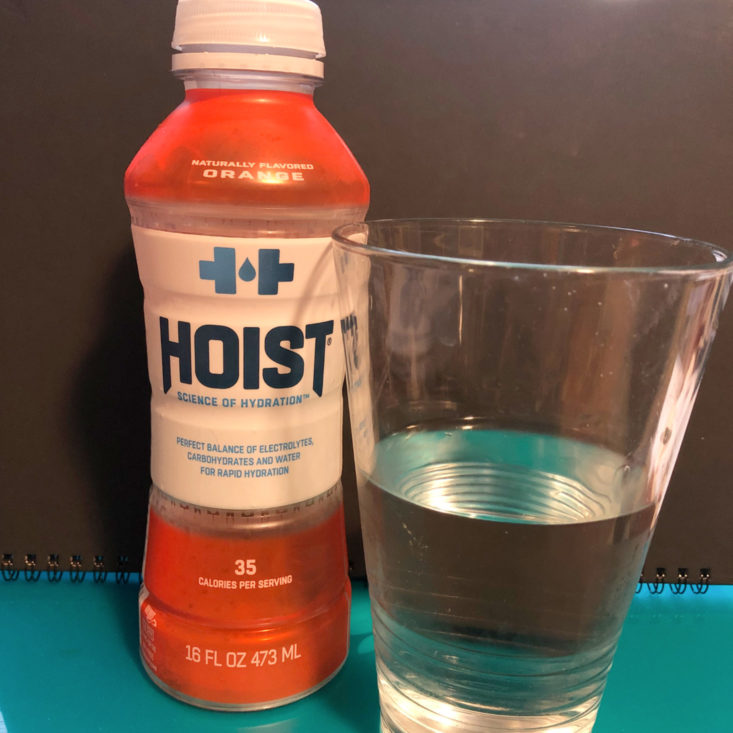 BuffBoxx Fitness Subscription Review April 2019 - Hoist Hydration Beverag (Orange) 4