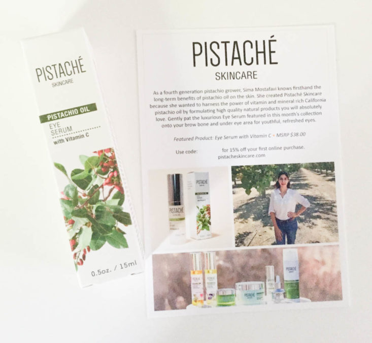 California Found May 2019 - Pistache Skincare 1