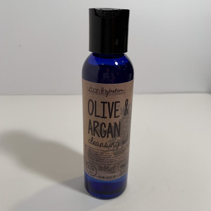 Cocotique “Black Radiance” April 2019 Review - Urban Hydration Olive & Argan Cleansing Face Oil 1 Front