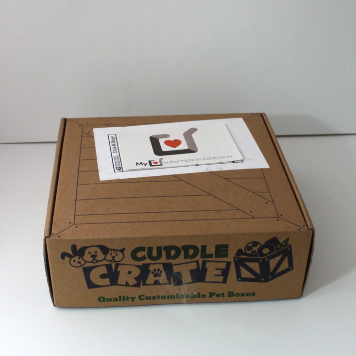 Cuddle Crate April 2019 - Box Closed Front