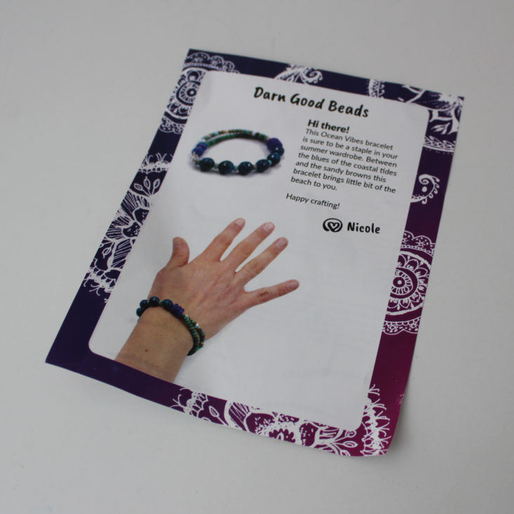 Darn Good Beads May 2019 - Booklet Front