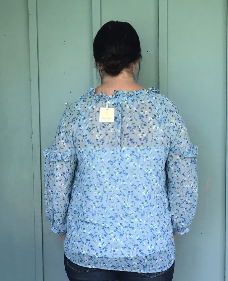 my fashion crate styling subscription review may 2019 blue shirt