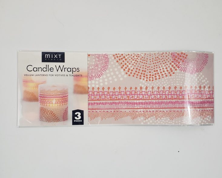FLAIR & PAPER Subscription Box Review May 2019 - Candle Wraps by Mixt Studio 2 Top