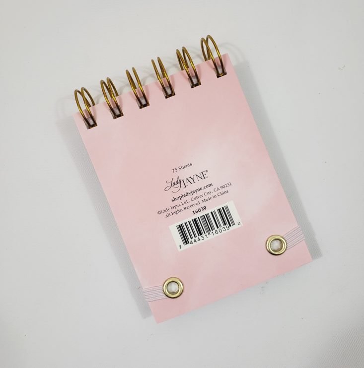 FLAIR & PAPER Subscription Box Review May 2019 - Spiral Notepad by Lady Jane 2 Top