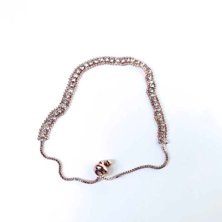 Glamour Jewelry Box March 2019 Review - Rose Gold Bracelet Top