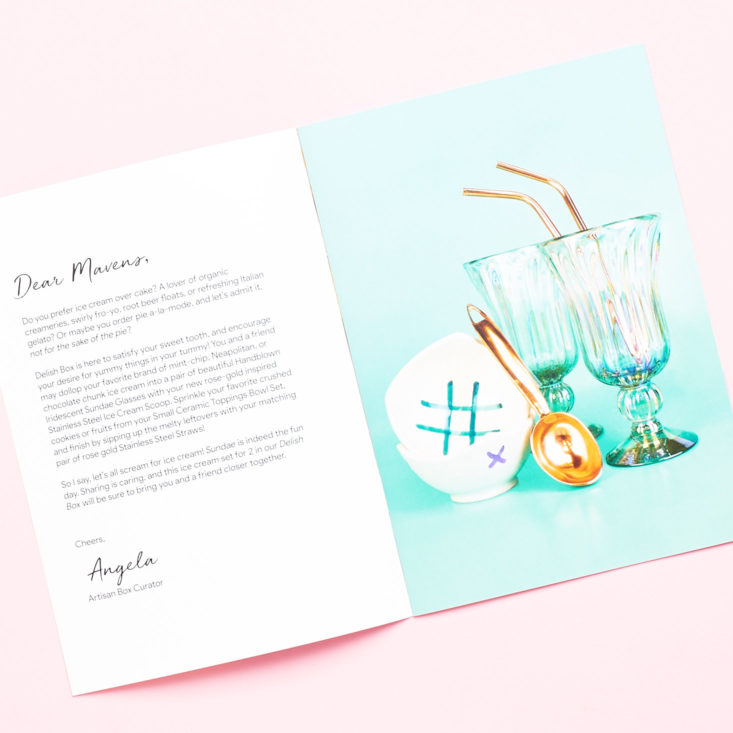 GlobeIn Delish April 2019 review booklet intro