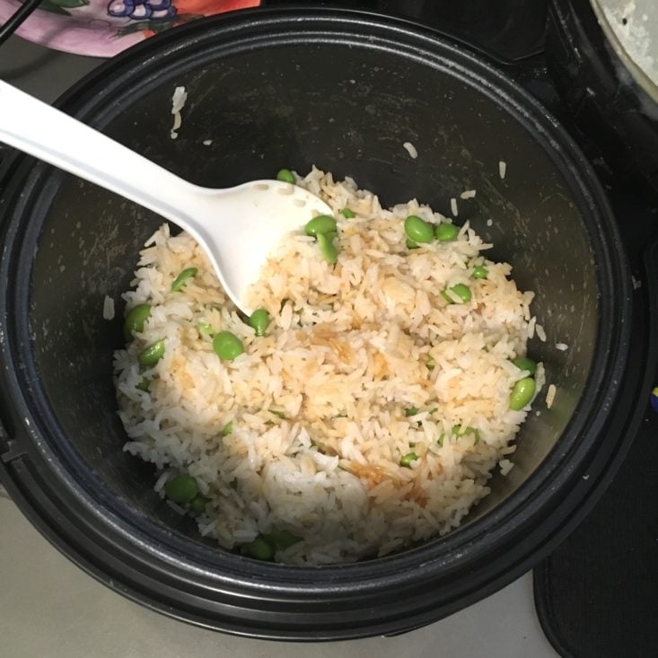 Home Chef Subscription Box Review May 2019 - SHRIMP VEGGIE RICE