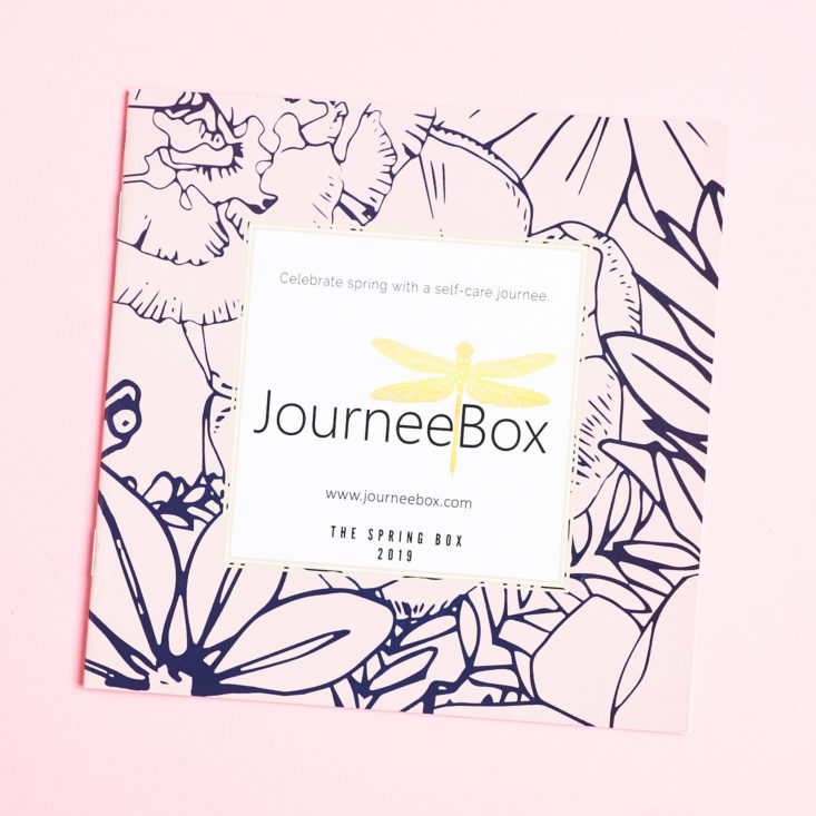 Journee Box Spring 2019 review booklet cover