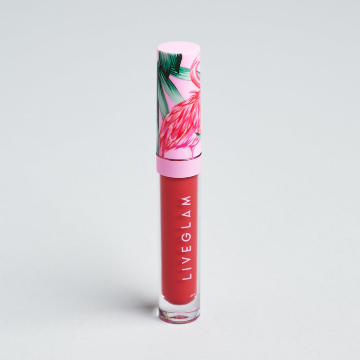 Kiss Me by Liveglam June 2019 makeup subscription review lets flamingo