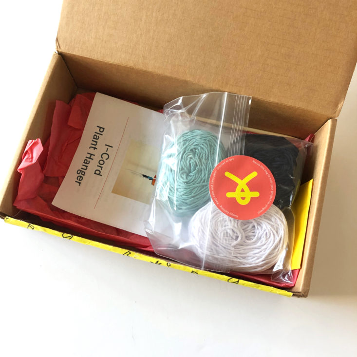 Knit-Wise Yarn Subscription Box Review - Open Box