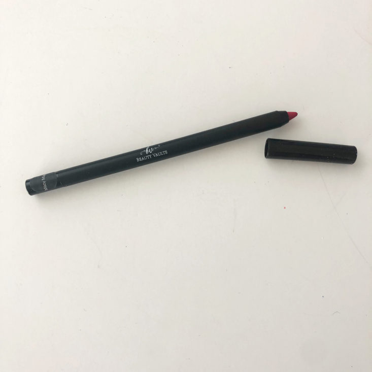 Lipstick Junkie May 2019 - Beauty Vaulte Lip Liner in Mazy Maya Opened Top