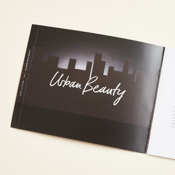 Look Fantastic May 2019 beauty box review booklet