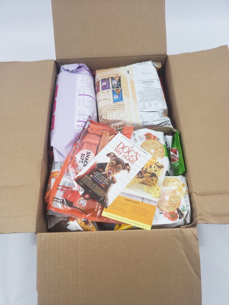 MONTHLY BOX OF FOOD AND SNACK REVIEW MAY 2019 - Box Open Top