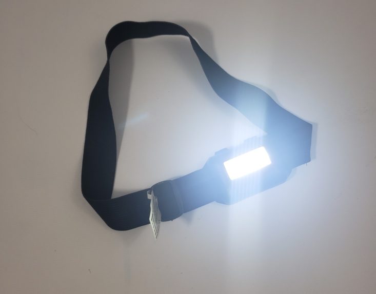 Mini Mystery Box by Jamminbutter Review April 2019 - Headlamp LED Headband Light 5 Top