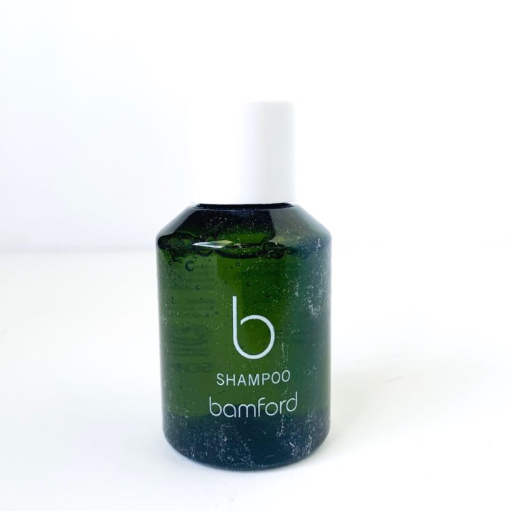 Naturisimo Blooming Gorgeous Discovery Box Review - Bamford Amenity Geranium Shampoo Front