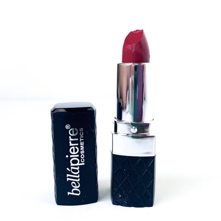 Naturisimo Blooming Gorgeous Discovery Box Review - Bellapierre Mineral Lipstick in Envy Front