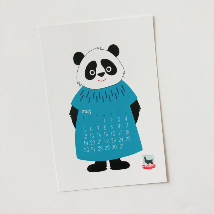PostStitch KnitStitch May 2019 Review - Info Card Front