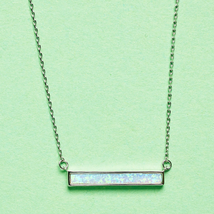 Rocksbox May 2019 review opal necklace