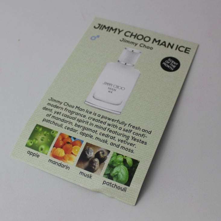Scent Box May 2019 - Booklet Back