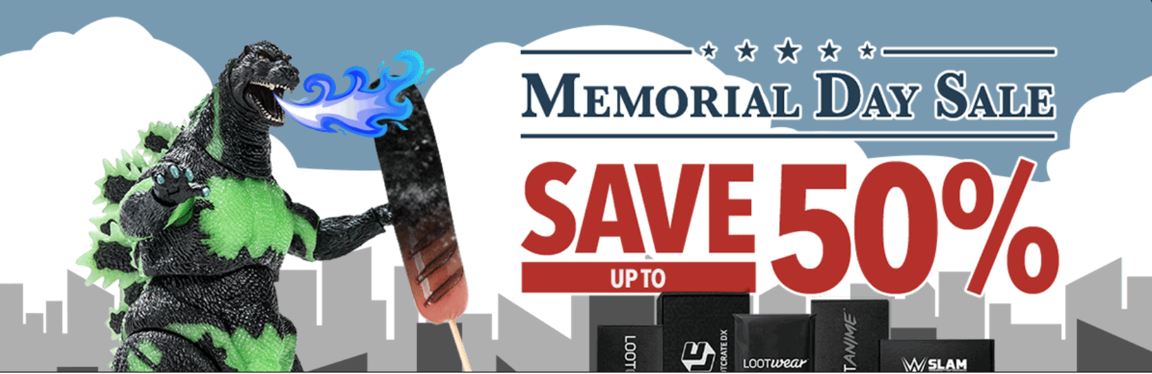 Loot Crate Memorial Day Sale – 50% Off Select Crates! | MSA